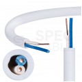 Kabel alarmowy YTDY 2x0,5mm biały 100V domofonowy drut Mercor