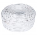 Kabel alarmowy YTDY 4x0,5mm biały 100V domofonowy drut Elektrokabel