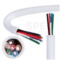Kabel alarmowy YTDY 6x0,4mm biały 100V domofonowy drut Bitner
