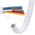 Kabel alarmowy YTDY 6x0,5mm biały 100V domofonowy drut Mercor