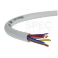 Kabel alarmowy YTDY 8x0,5mm biały 100V domofonowy drut Mercor