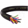 Kabel alarmowy ziemny YTDY 12x0,45mm czarny 100V domofonowy żelowany drut Mercor
