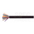 Kabel alarmowy ziemny YTDY 12x0,45mm czarny 100V domofonowy żelowany drut Mercor