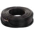 Kabel alarmowy ziemny YTDY 8x0,45mm czarny 100V domofonowy żelowany drut Mercor