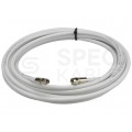 Kabel antenowy SAT TV F (wtyk / wtyk) 1,5m HQ