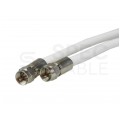 Kabel antenowy SAT TV F (wtyk / wtyk) 2m HQ