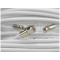 Kabel antenowy SAT TV F (wtyk / wtyk) 2m HQ