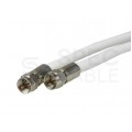 Kabel antenowy SAT TV F (wtyk / wtyk) 3m HQ