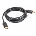 Kabel DisplayPort 1.2 High Speed Ultra HD 4K@60 3m LANBERG