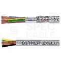 Kabel do falowników BiTservo 2XSLCY-J 4x10mm2 transparentny 0,6/1kV ekranowany EMC linka Bitner