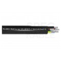 Kabel do ładowania samochodów elektrycznych EVC / H07BZ5-F 3x6mm2 + 1x0,5mm2 czarny 450/750V zewnętrzny poliuretanowy bezhalogenowy linka MG Wires