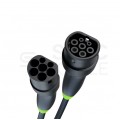 Kabel do ładowania samochodów Type 2 22 kW 5m 32A EV / PHEV Green Cell