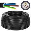 Kabel energetyczny ziemny YKY 3x1,5mm2 czarny 0,6/1kV drut Elektrokabel krążek 100m