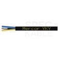 Kabel energetyczny ziemny YKY 3x1,5mm2 czarny 0,6/1kV drut Mercor