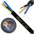 Kabel energetyczny ziemny YKY 3x2,5mm2 czarny 0,6/1kV drut Mercor