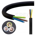 Kabel energetyczny ziemny YKY 3x2,5mm2 czarny 0,6/1kV drut NKT krążek 100m