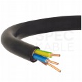 Kabel energetyczny ziemny YKY 3x6mm2 czarny 0,6/1kV drut Elektrokabel