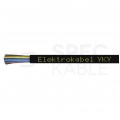 Kabel energetyczny ziemny YKY 5x10mm2 czarny 0,6/1kV drut Elektrokabel