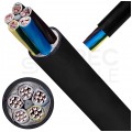 Kabel energetyczny ziemny YKY 5x16mm2 czarny 0,6/1kV linka sztywna Elektrokabel