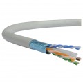 Kabel FTP kat.6 F/UTP 4x2x0,54 Dca szary LSOH NEKU