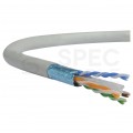 Kabel FTP kat.6 F/UTP 4x2x0,54 Dca szary LSOH NEKU