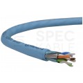 Kabel FTP kat.6 U/FTP 4x2x0,57 niebieski LSOH Draka