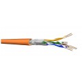 Kabel FTP kat.7 S/FTP 4x2x0,56 Eca pomarańczowy LSHF Draka