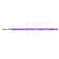 Kabel FTP kat.7 S/FTP 4x2x0,57 fioletowy LSOH MMC