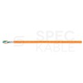 Kabel FTP kat.7A S/FTP 4x2x0,64 pomarańczowy LSOH NEKU