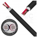 Kabel głośnikowy BiTsound INSTAL 2x2,5mm2 Cu OFC czarny B2ca instalacyjny zewnętrzny bezhalogenowy Bitner