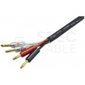 Kabel głośnikowy BiTsound LP0201 4x2,5mm2 Cu OFC czarny zewnętrzny Bitner