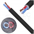 Kabel głośnikowy CLS215-B2CA 2x1,5mm2 Cu OFC zewnętrzny B2ca bezhalogenowy LSOH czarny PROCAB