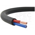 Kabel głośnikowy LY215S 2x1,5mm2 Cu czarny Twinaxial wewnętrzny Klotz