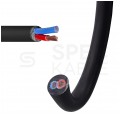 Kabel głośnikowy LY215S 2x1,5mm2 Cu twinaxial czarny Klotz