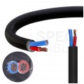 Kabel głośnikowy LY225S 2x2,5mm2 Cu twinaxial czarny Klotz