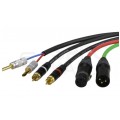 Kabel głośnikowy LY225S 2x2,5mm2 czarny Twinaxial Klotz
