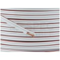 Kabel głośnikowy płaski SMYp 2x0,75mm2 Cu biały Mercor