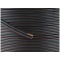 Kabel głośnikowy płaski SMYp 2x0,75mm2 Cu czarny Mercor