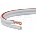 Kabel głośnikowy płaski SMYp 2x1,5mm2 Cu biały Elektrokabel