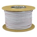Kabel głośnikowy płaski SMYp 2x1,5mm2 Cu biały Mercor