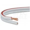 Kabel głośnikowy płaski SMYp 2x1,5mm2 Cu biały Mercor