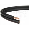 Kabel głośnikowy płaski SMYp 2x1,5mm2 Cu czarny Elektrokabel