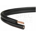 Kabel głośnikowy płaski SMYp 2x1mm2 Cu czarny Elektrokabel