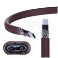 Kabel grzejny samoregulujący PHC 2x1mm2 brązowy 20W/m ekranowany do ochrony przed zamarzaniem Grand Meyer