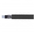 Kabel grzejny samoregulujący UHC 2x1mm2 czarny 25W/m ekranowany do ochrony przed zamarzaniem Grand Meyer
