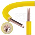 Kabel instalacyjny DY / H07V-U 0,75mm2 jednożyłowy 450/750V żółty drut Elektrokabel