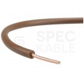 Kabel instalacyjny DY / H07V-U 0,75mm2 jednożyłowy brązowy 450/750V drut Elektrokabel