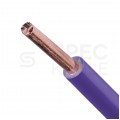 Kabel instalacyjny DY / H07V-U 0,75mm2 jednożyłowy fioletowy 450/750V drut Elektrokabel