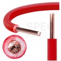 Kabel instalacyjny DY / H07V-U 1,5mm2 jednożyłowy czerwony 450/750V drut Elektrokabel