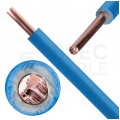 Kabel instalacyjny DY / H07V-U 1,5mm2 jednożyłowy niebieski 450/750V drut Elektrokabel